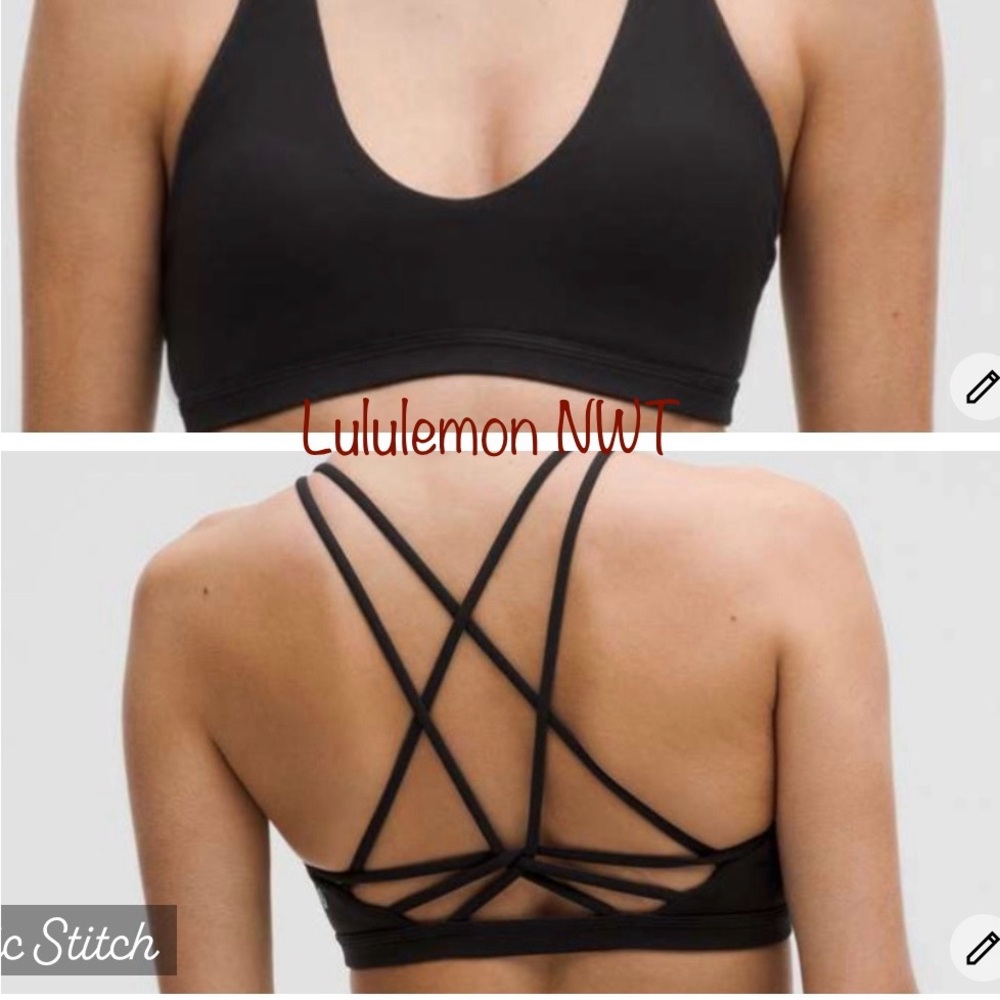 NWT lululemon Nulu Scoop Strappy Sports Bra